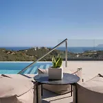 Sky Sea View Heated Pool Vila *