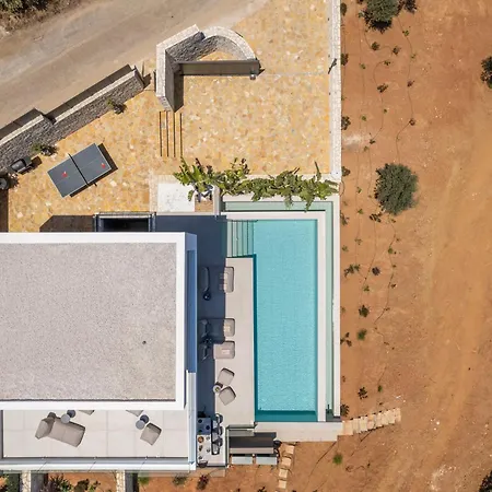 Sky Sea View Heated Pool Villa Chania (Crete)