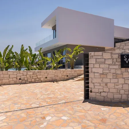 Sky Sea View Heated Pool Villa Chania (Crete)