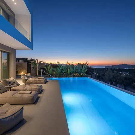 Sky Sea View Heated Pool Villa *