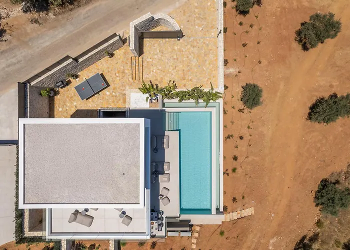 Sky Sea View Heated Pool Villa La Canée