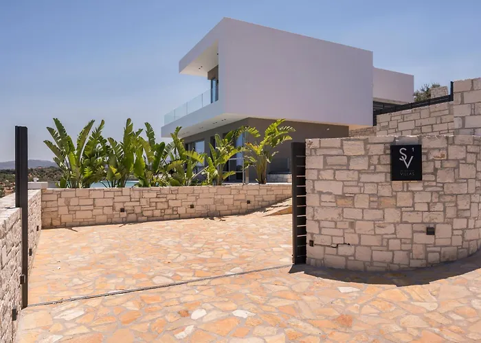 Sky Sea View Villa Chania (Crete)