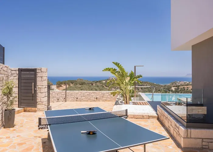 Sky Sea View Heated Pool Chania (Crete)