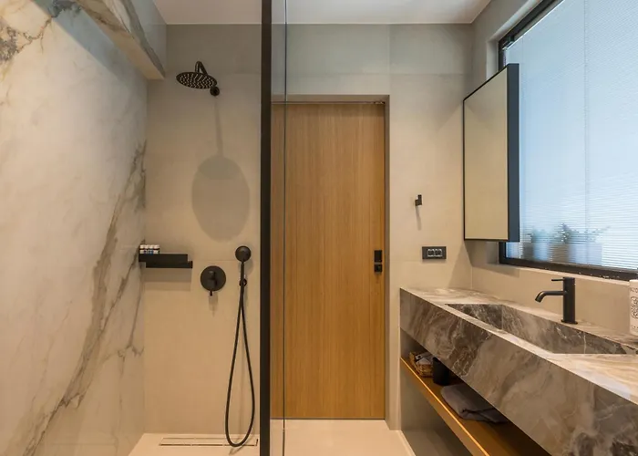 Sky Sea View Heated Pool Villa Chania (Crete)